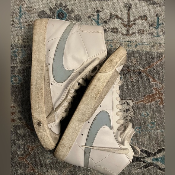 Nike Shoes - High top Nike light blue blazers - 
Blazer Mid '77 Vintage 'Like Mike'